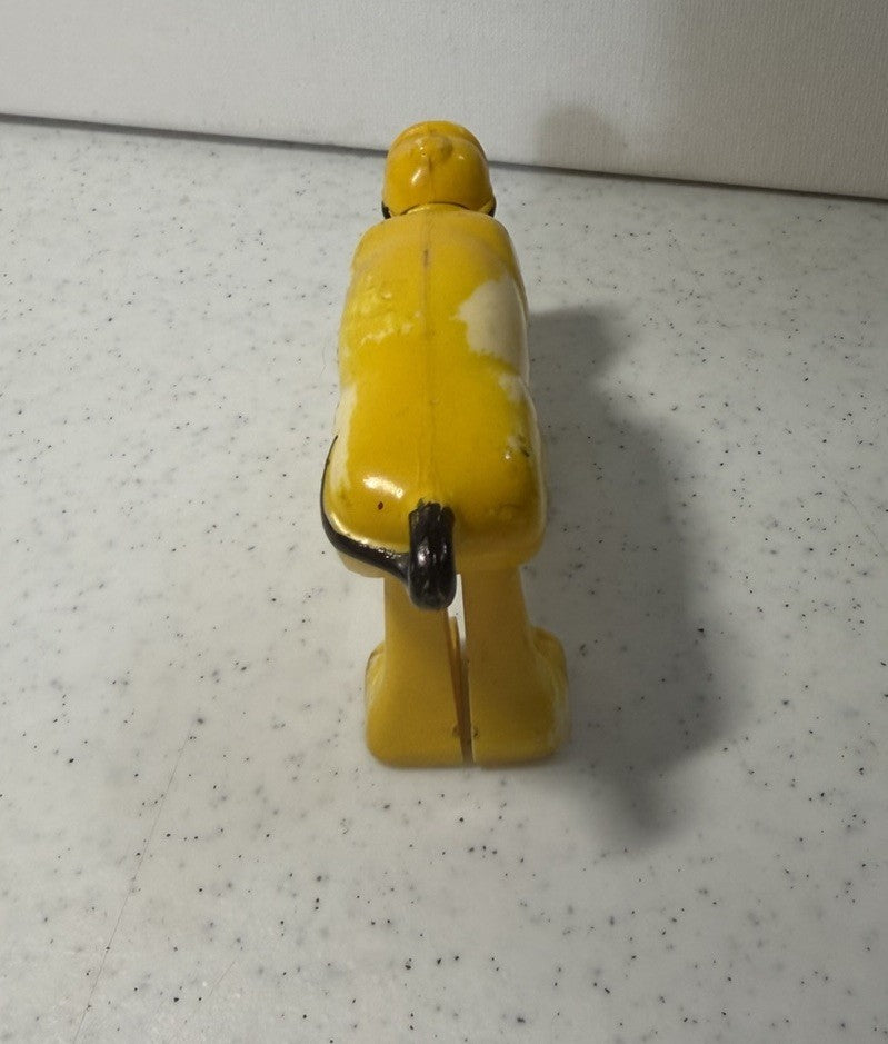Vintage 1960s Marx Disney Pluto Ramp Walker Plastic Toy Figure Hong Kong