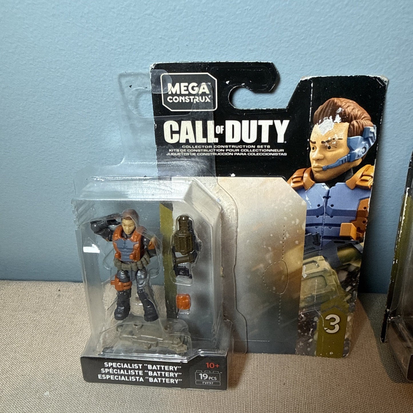 Mega Construx Call of Duty 4 Figure Lot 2 New Specialist Battery  2 Loose