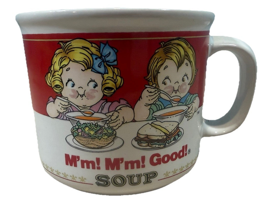 Vintage Campbell Soup Kids Mug 1991 Westwood Ceramic Cup M'm Good
