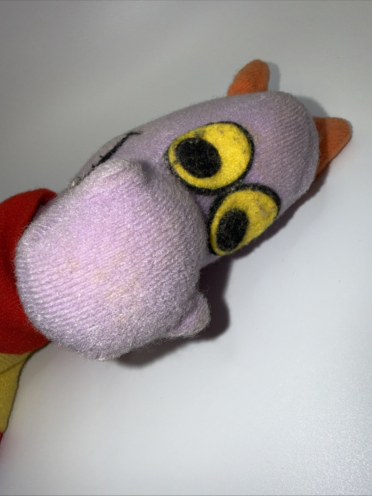 Vintage 1982 Walt Disney Figment Purple Dragon Plush 11" Well Loved