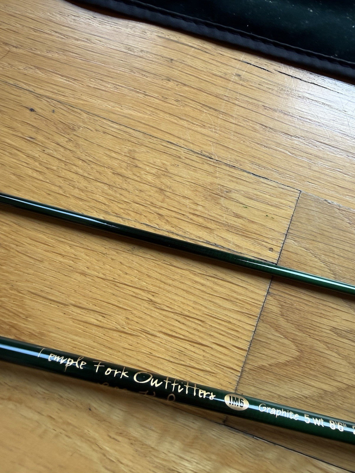 NEW TFO Lefty Kreh Signature Series I Fly Rod 8'6 2 Piece Green Felt Rod Sock