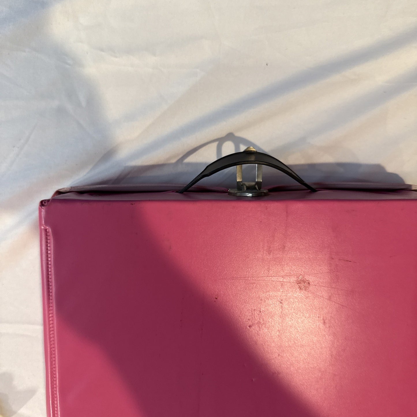 Vintage Barbie Doll Case (1968) with Clothes Accessories & Autograph Book (1996)