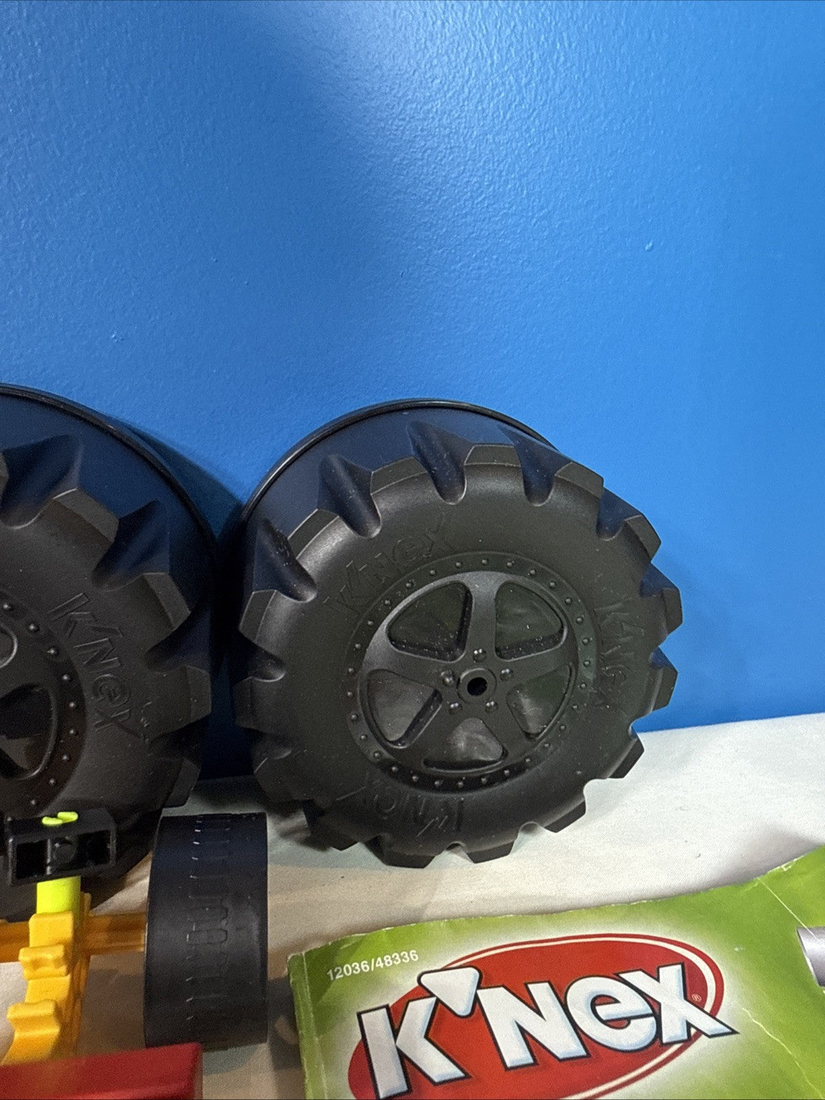 KNEX Random Mixed Replacement Parts Racers Wheels Instructions Bulk Building Lot