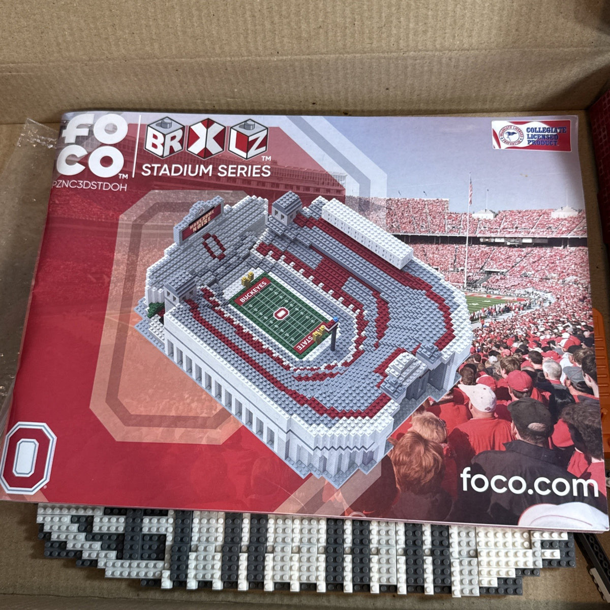 OHIO State Buckeyes BRXLZ Shoe Stadium Series 3D Construction Block Set 2926
