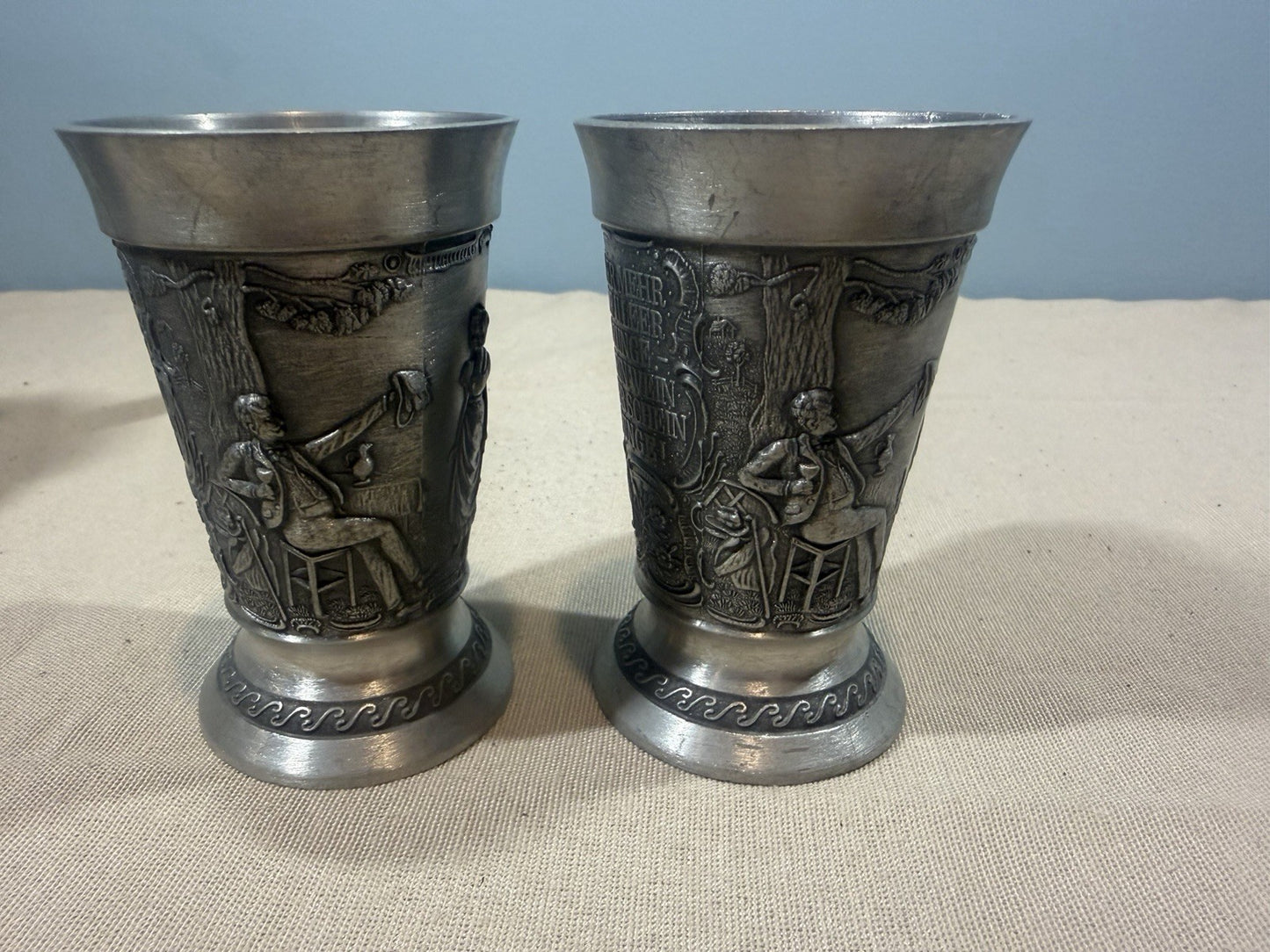 Frieling Zinnkrug Pewter Pitcher Mug Set Lindenwirtin Zinn Krug Germany