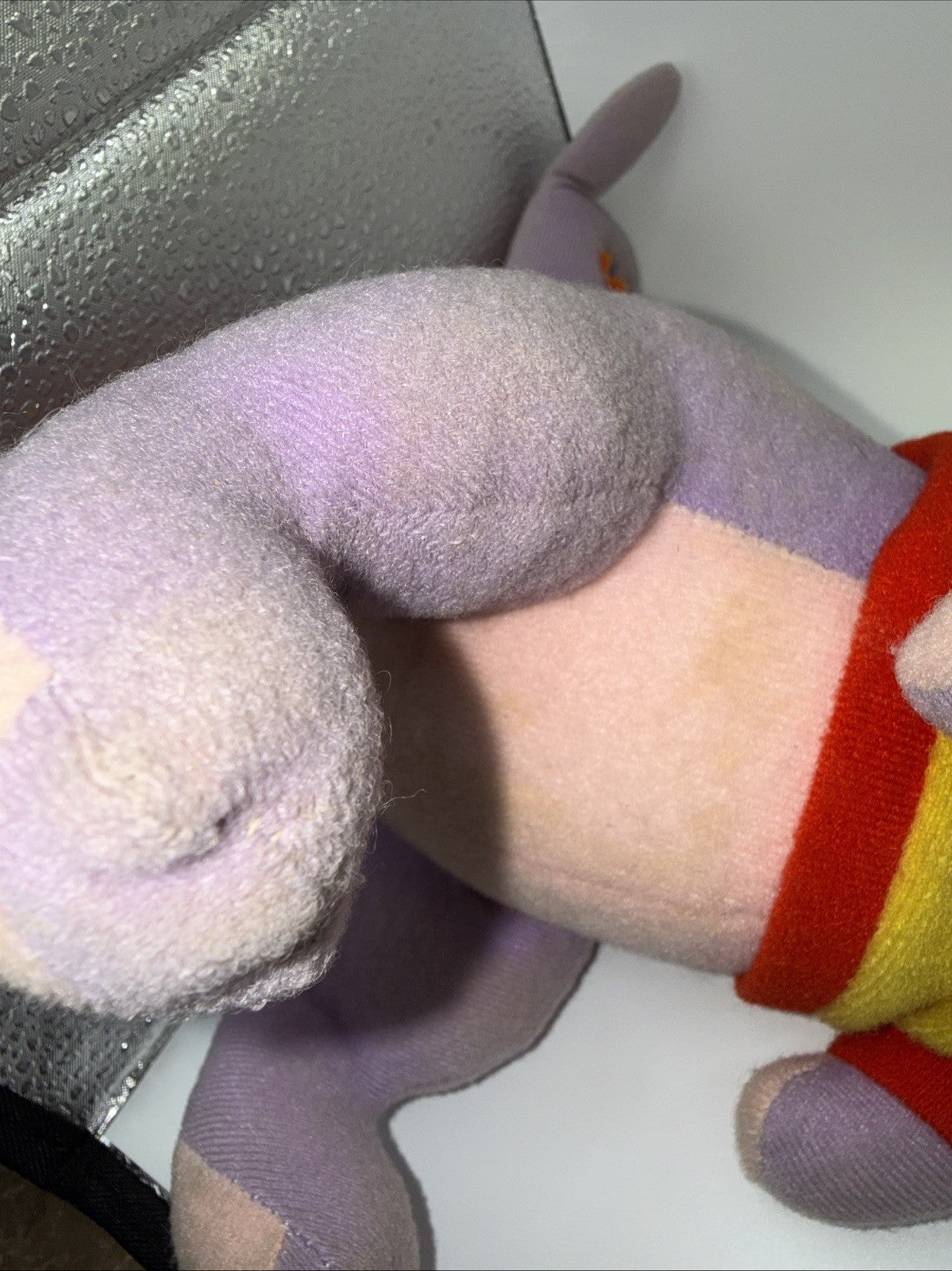 Vintage 1982 Walt Disney Figment Purple Dragon Plush 11" Well Loved