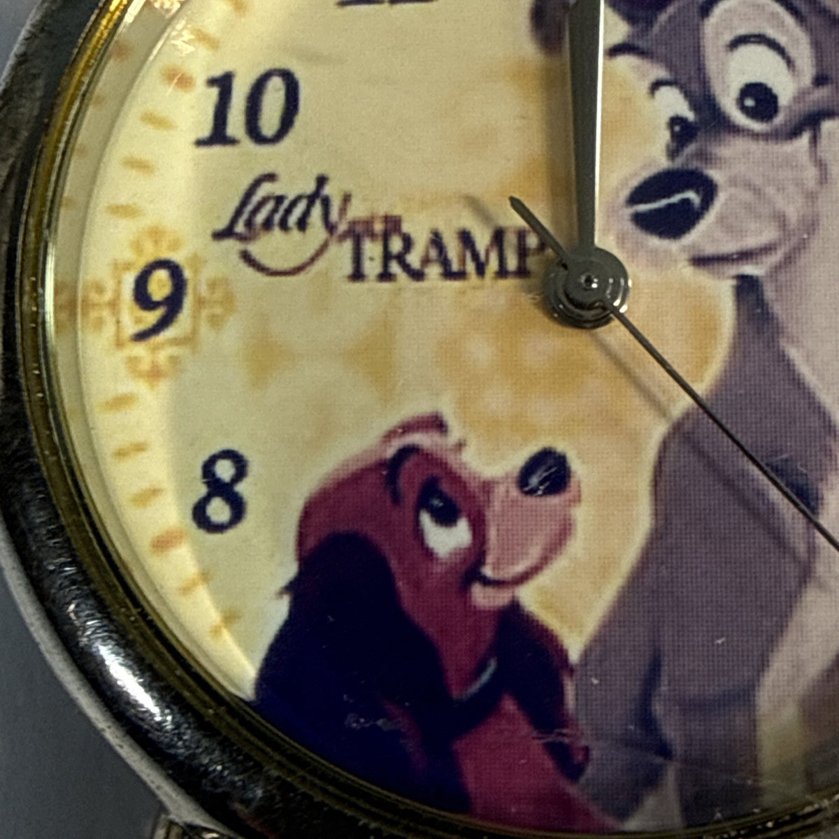 Disney Lady and the Tramp Special Edition Watch Face Works No Band Needs Battery