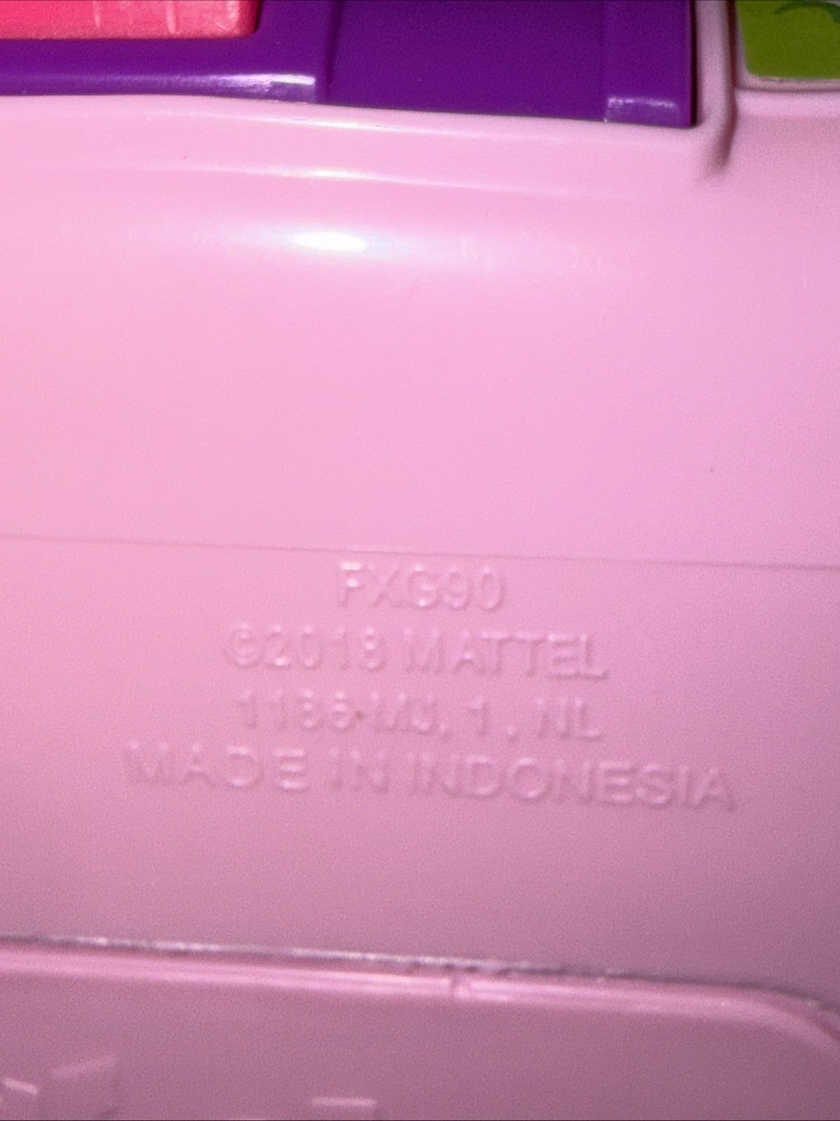 Barbie Chelsea Camper Playset Pink Trailer Teal Car Mattel 2018 - No Accessories