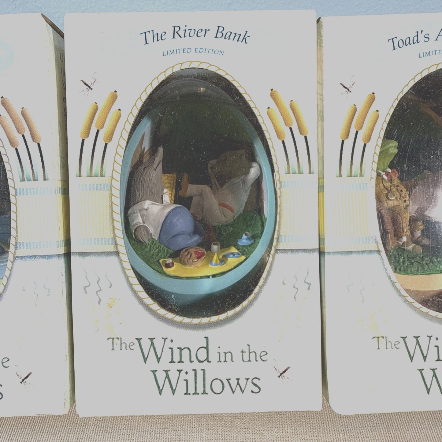Wind in the Willows Figurine Complete Set 4 Limited Edition New in Box NIB