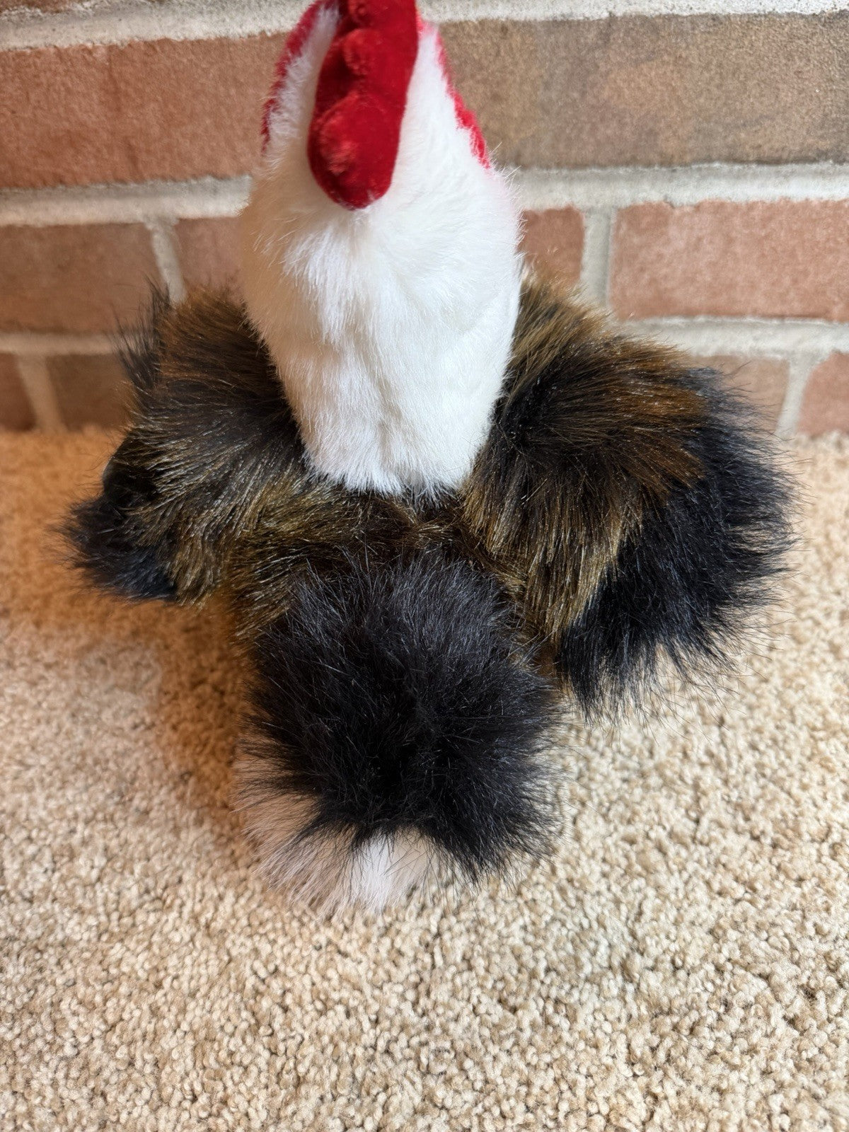 Hugfun Rooster Chicken Plush Stuffed Animal 2004 NWT 9.5 Inch Farmhouse Toy