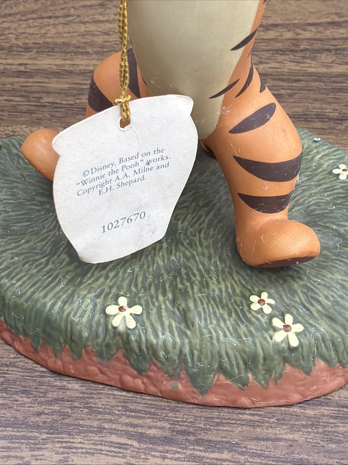 Disney Tigger Figurine Pooh Friends Congratulations You Hoo Hoo with tags 4.75"