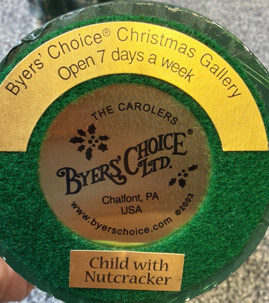 Vintage Byers Choice The Carolers Christmas Figurines Set of 6 w/ Holiday Boxes