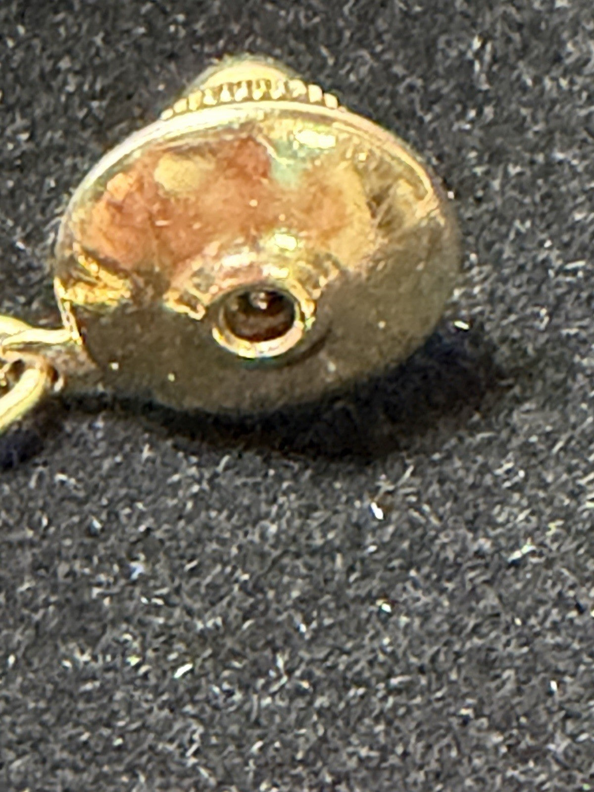 Vintage Sol Co Claddagh Tie Tac Lapel Pin Gold Tone Chain Bar Irish Jewelry Gift