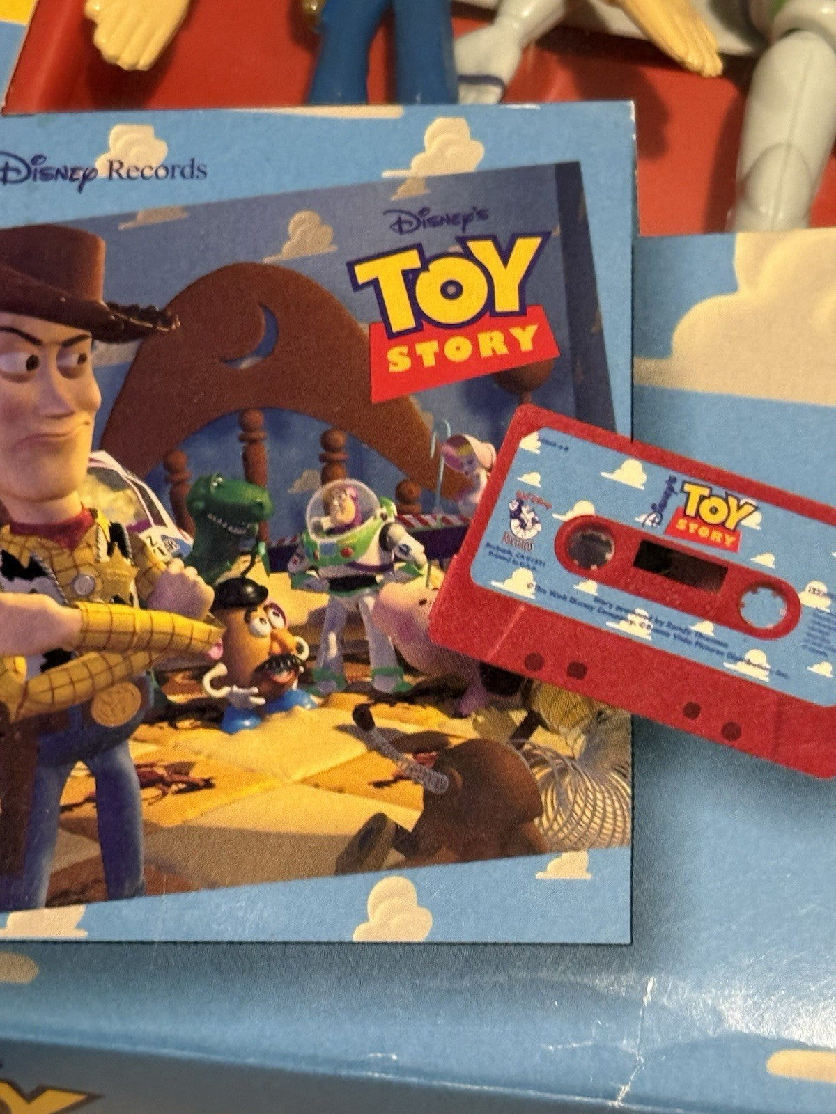 Vintage 1995 Disney Toy Story Read Along Play Pack Cassette Woody Buzz New Box