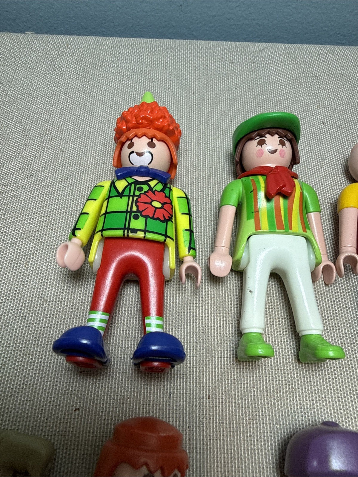Playmobil Mixed Figure Lot of 10 Figures Accessories Zoo Clowns Snowboarders DJ