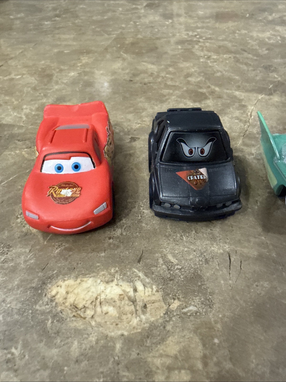Disney Pixar Cars Toy Lot Of 6 Lightning McQueen Mater Sally Wingo Flo Boost