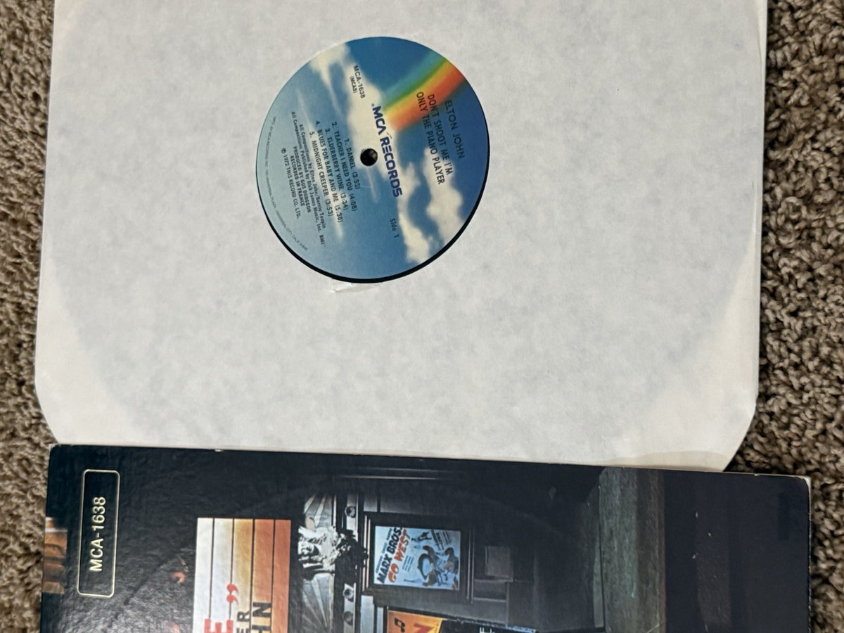 Elton John Vinyl 4 LPs Madman Dont Shoot Me Captain Fantastic Rock Westies