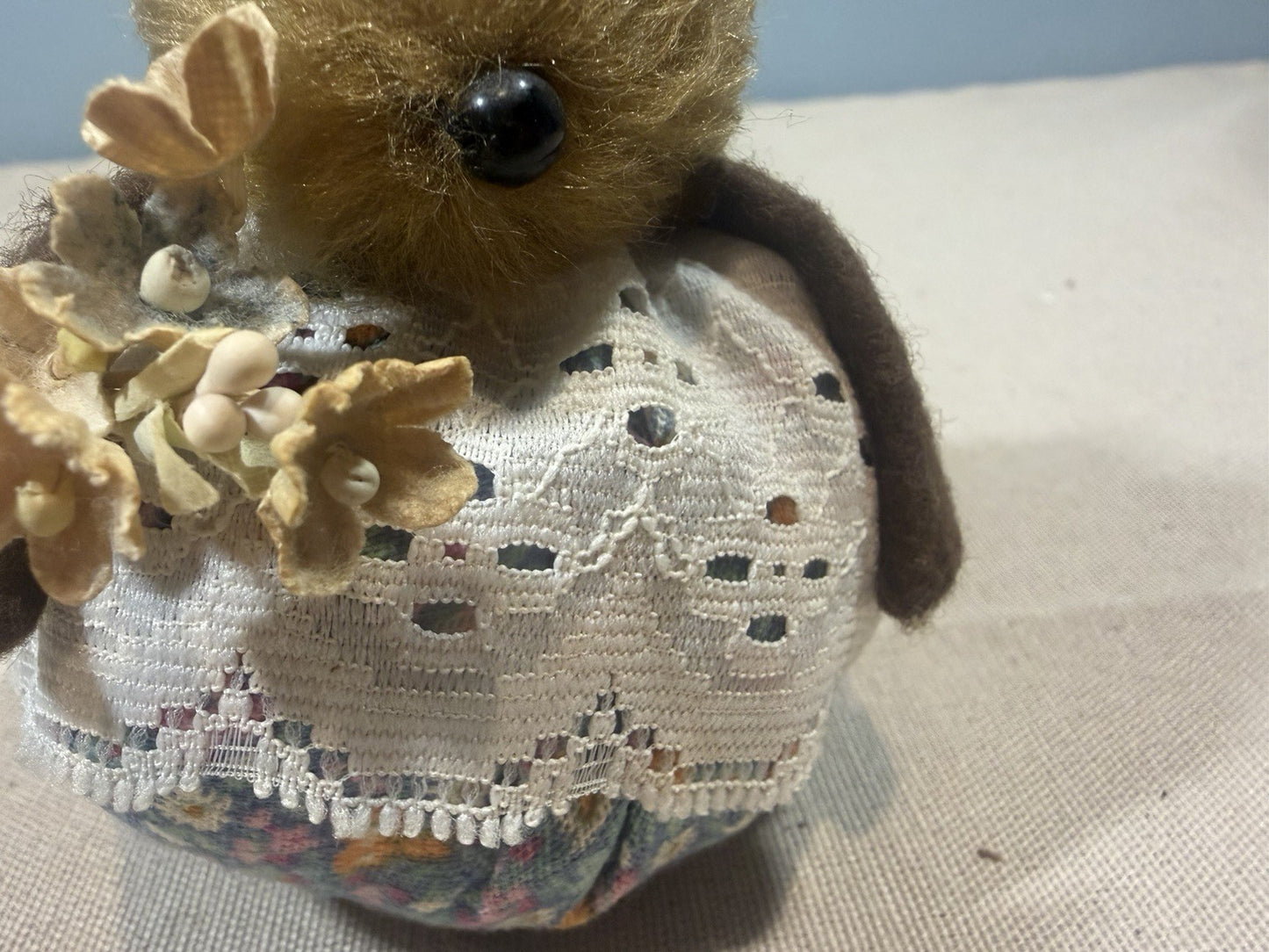 Vintage Eden Lady Mouse Potpourri Holder Beatrix Potter Inspired 1980s