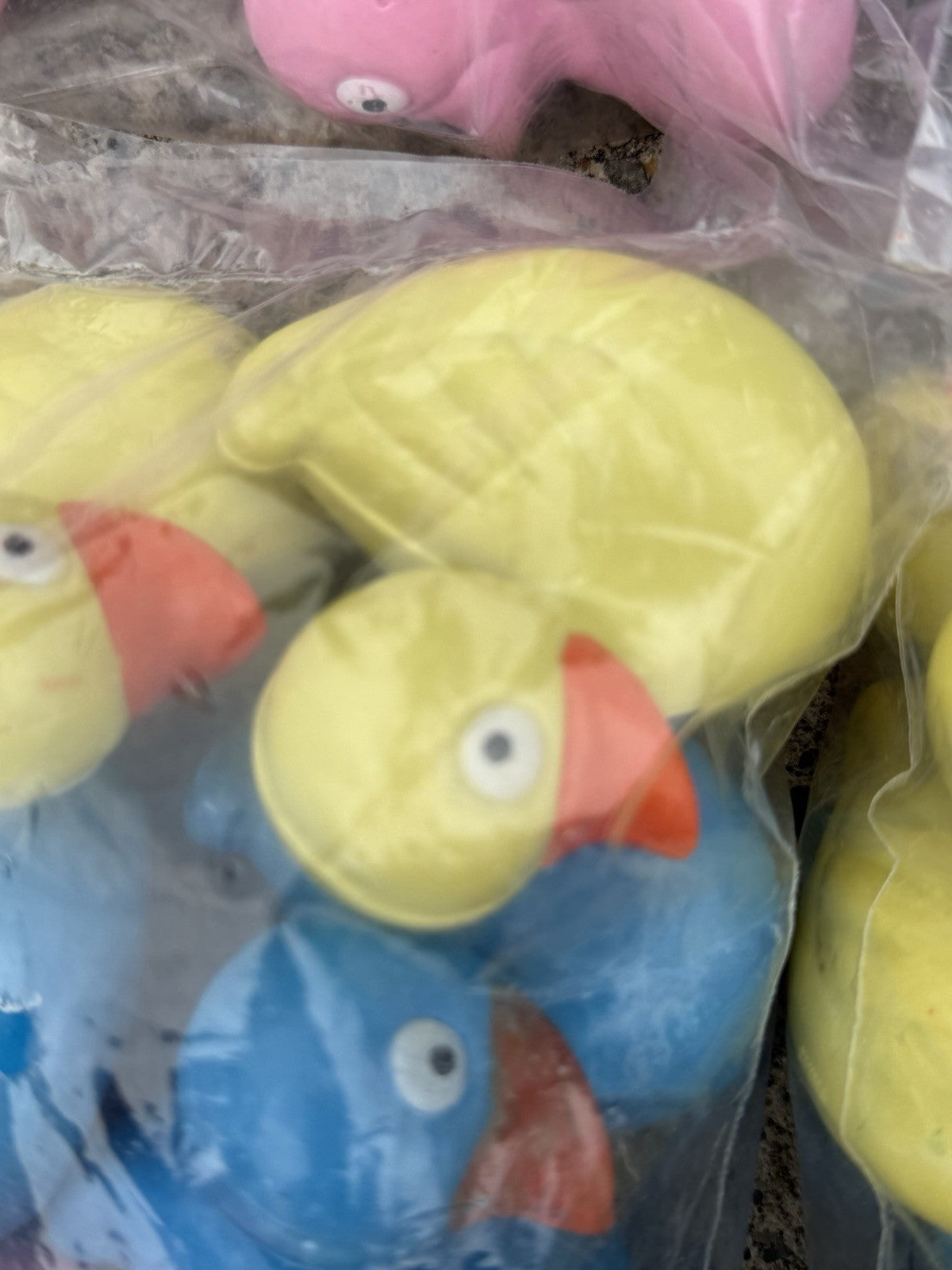 Vintage Weighted Floating Ducks Lot of 48 Plastic Carnival Pond Birthday Game