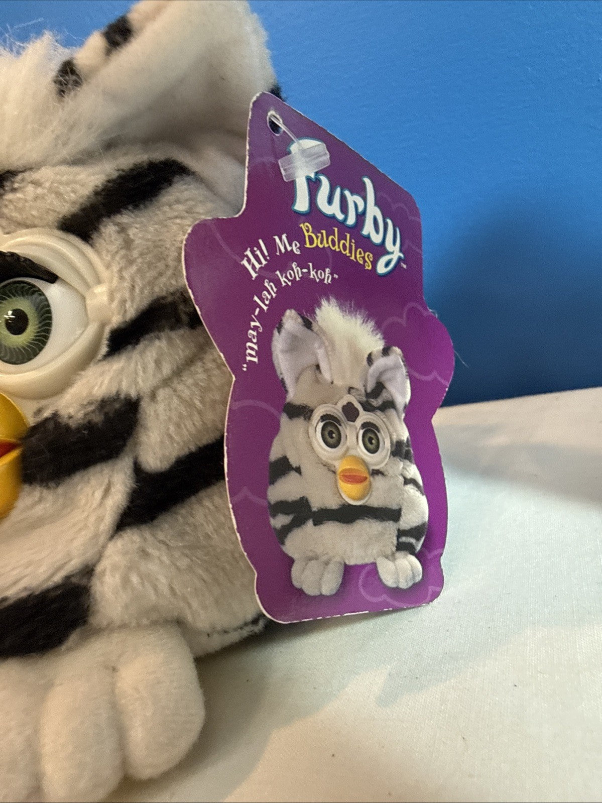 Vintage 1990s Tiger Furby Lot of 5 Peach Clown Snowball Zebra Sleepy Time