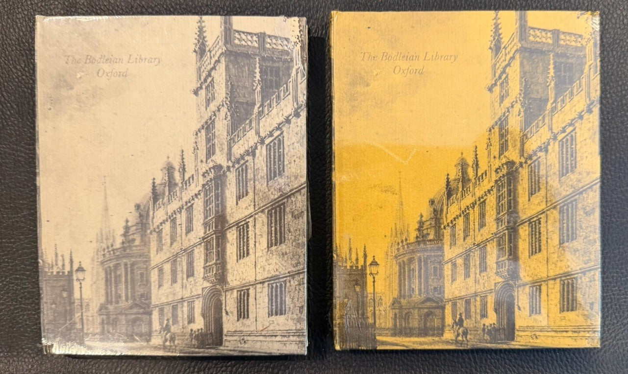 Jeremy Cullen Oxford Handmade Notebook Set Bodleian Library Plain Leaved Pair
