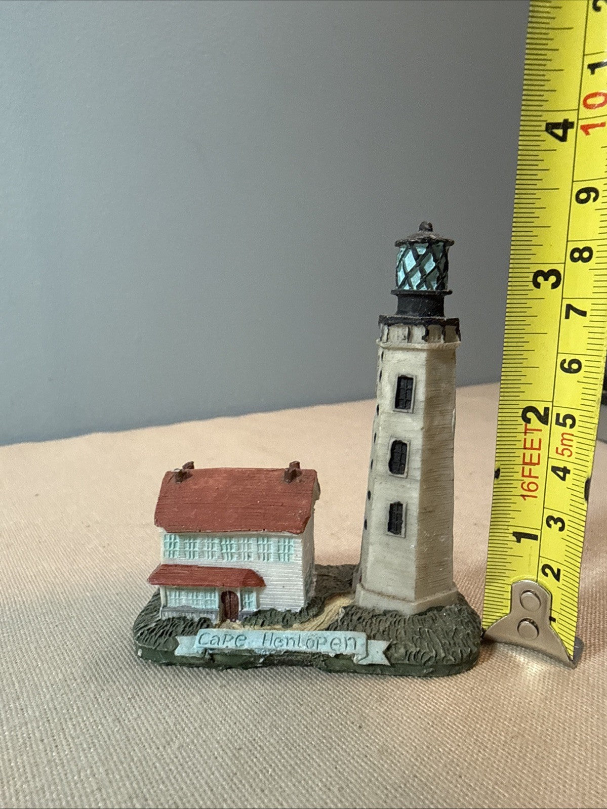 Vintage Lighthouse Figurines Lot 7 Coastal Nautical Miniatures Mixed Brands