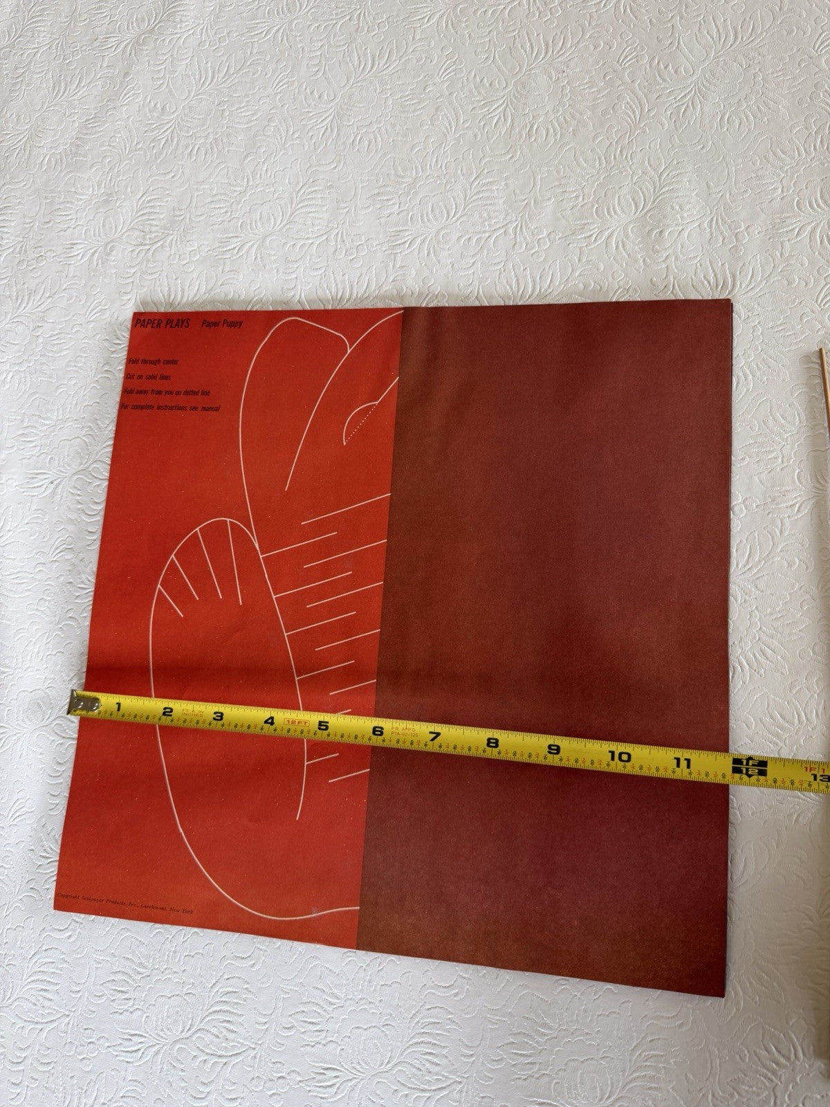 Vintage 1961 Paper Plays Style 2100 Sculptaper Craft Kit Paul Lobel Saks