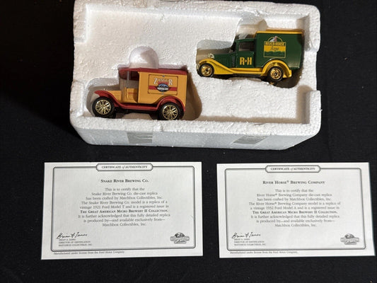 Matchbox Collectible Snake River Brewing Truck MGB08 A M Diecast w Certificate