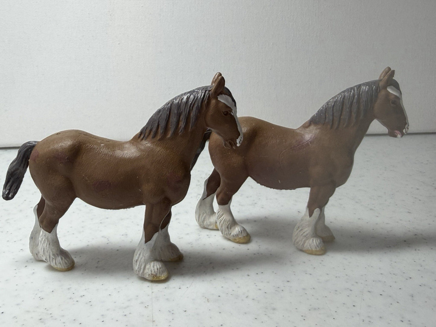 Vintage Britains Ltd 1970s Safari Ltd 2004 Clydesdale Horse Stallion Colt Lot 4