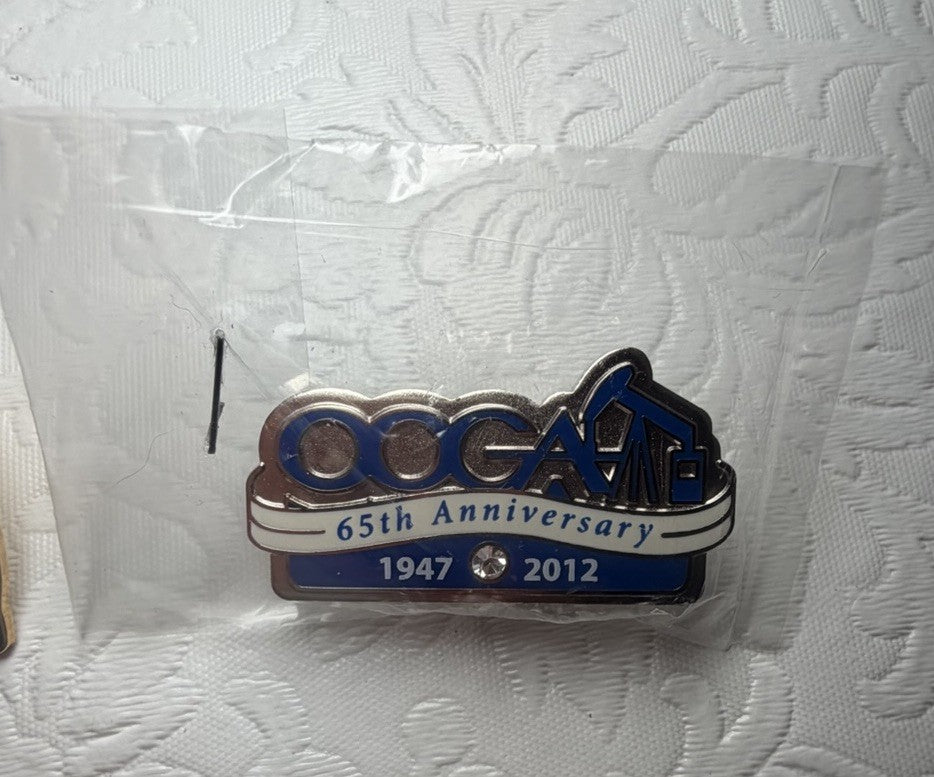 Vintage OOGA Ohio Oil Gas Association Pin Coaster Lot Energy Industry