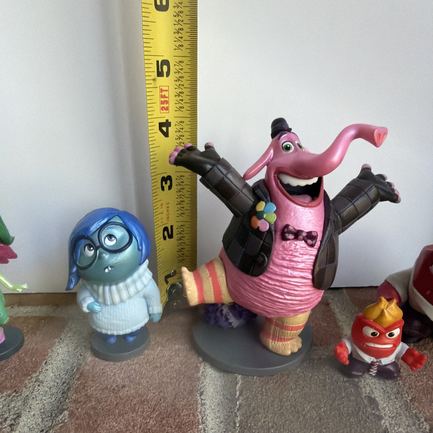 Disney Store Inside Out Figurine Playset Lot of 7 Joy Sadness Bing Bong