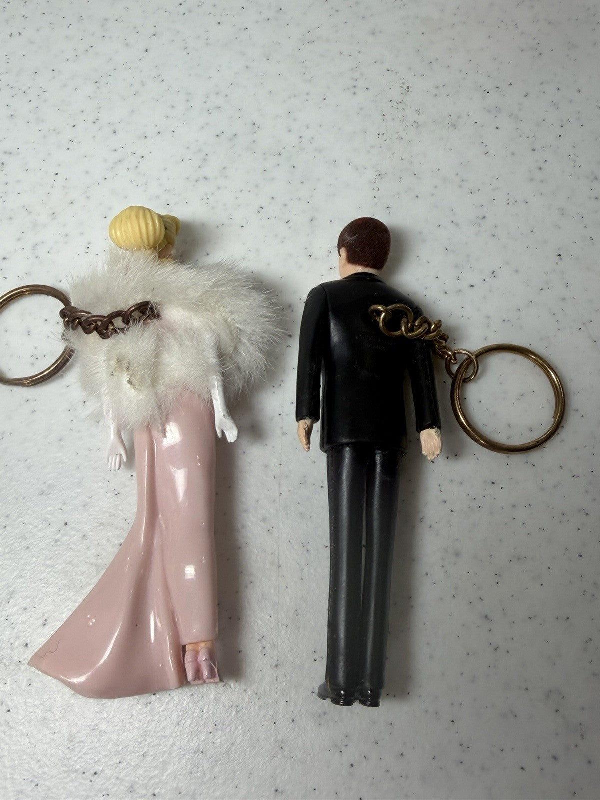Vintage 1995 Barbie Ken Enchanted Evening Tuxedo Keychain Lot of 3