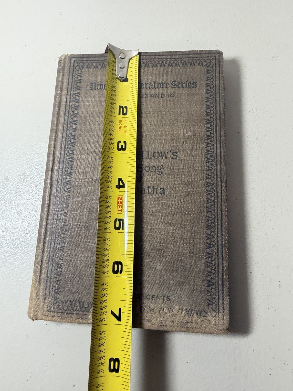 Antique Riverside Literature Series Longfellow The Song of Hiawatha Houghton