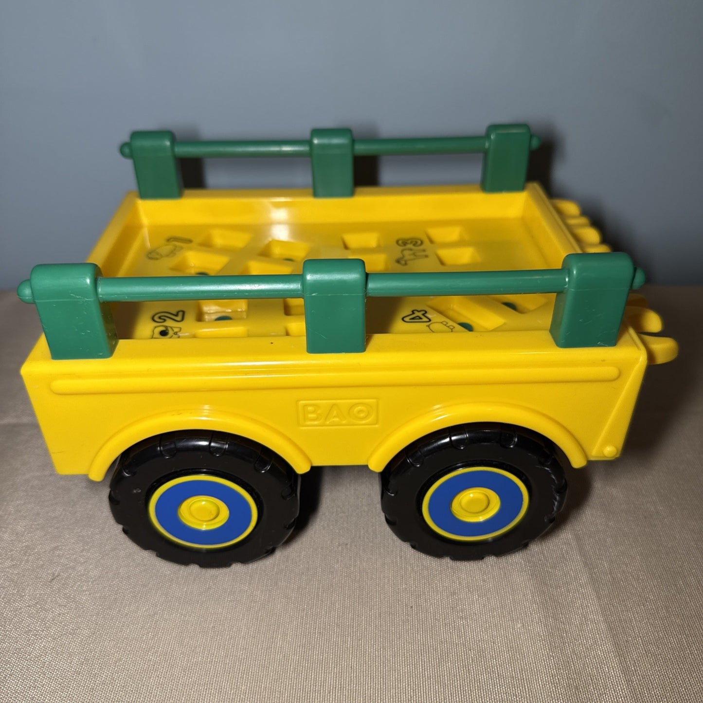 Vintage BAO Baobab Talking Farm Tractor Trailer Toy Vehicle Set - No Keys