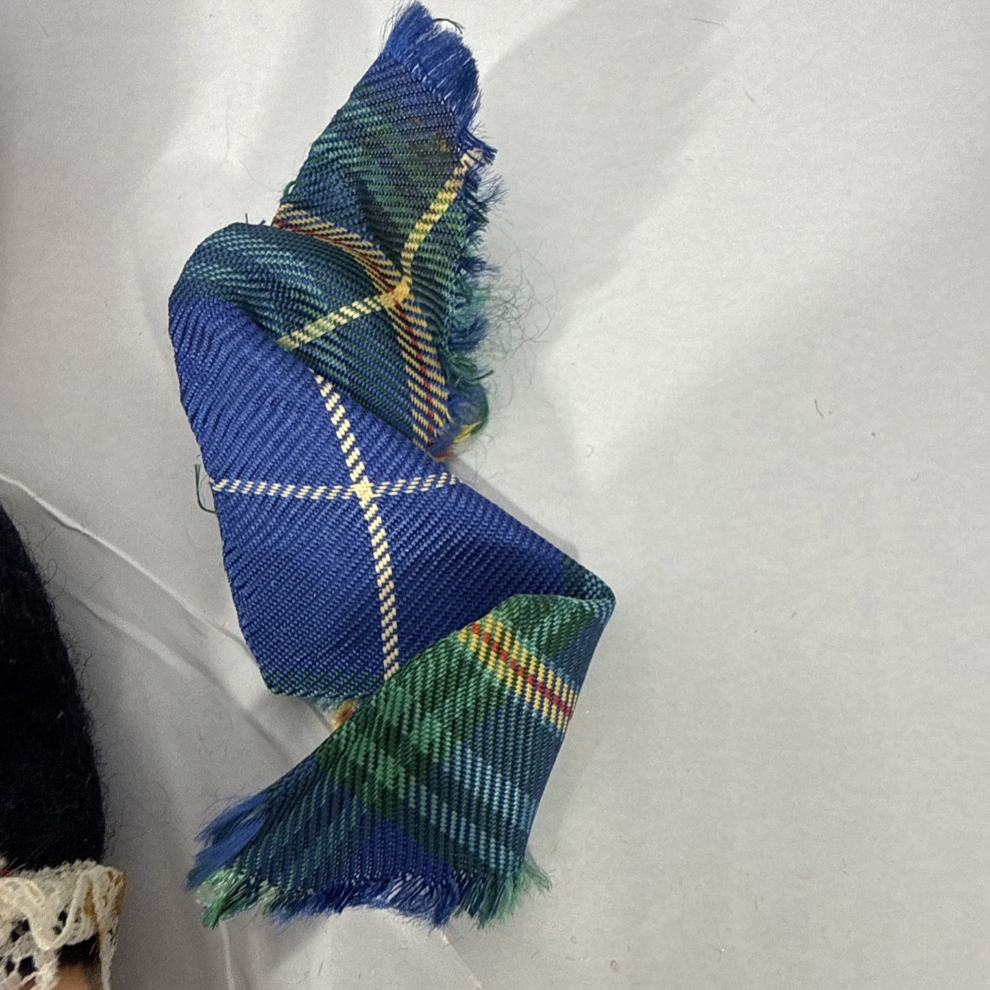 Vintage Scottish Boy Doll Sleep Eyes Kilt Movable Arms Souvenir Doll