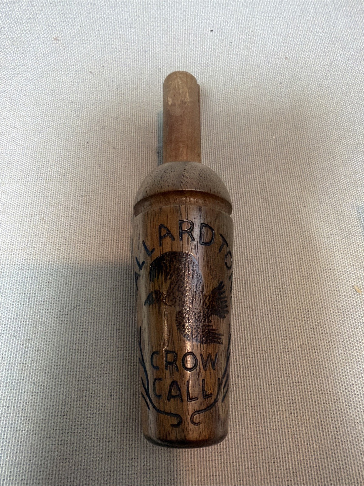Vintage Mallardtone Wooden Crow Game Call Original Box Moline Illinois Hunting