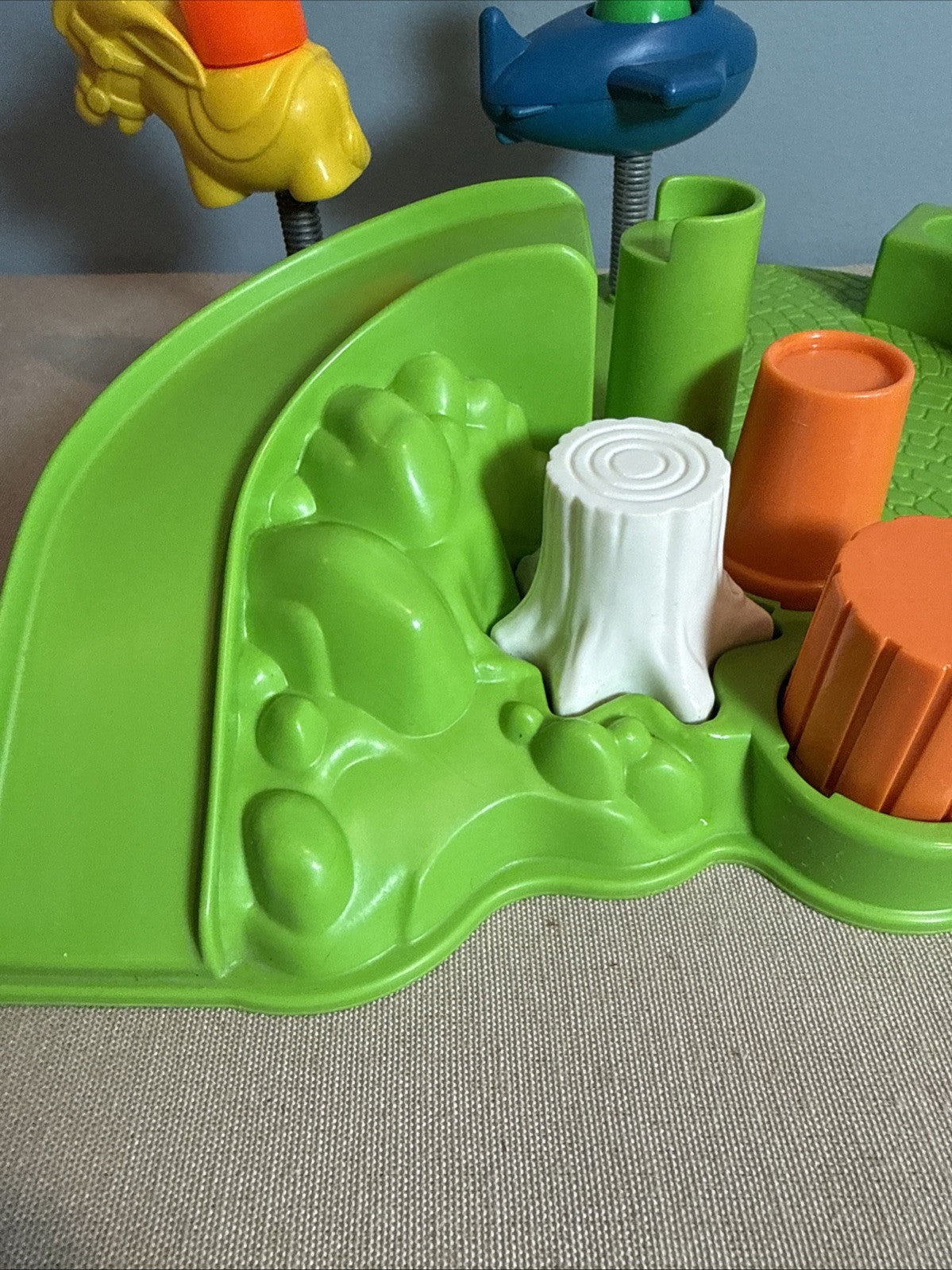 Vintage Fisher Price Little People Playground with RARE Blue Cube #2525 COMPLETE