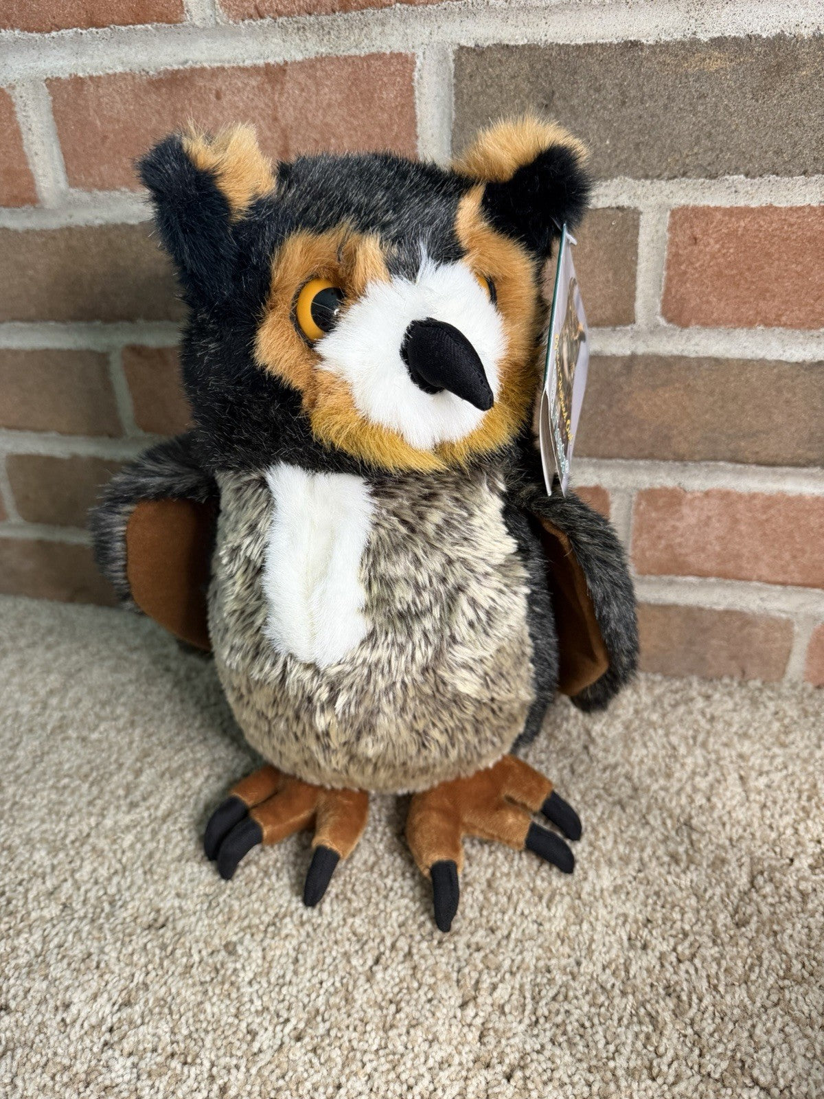 Vintage Owl Plush Stuffed Animal Lot 3 Oogi Fiesta Fun Farm Dakin Bird Toys