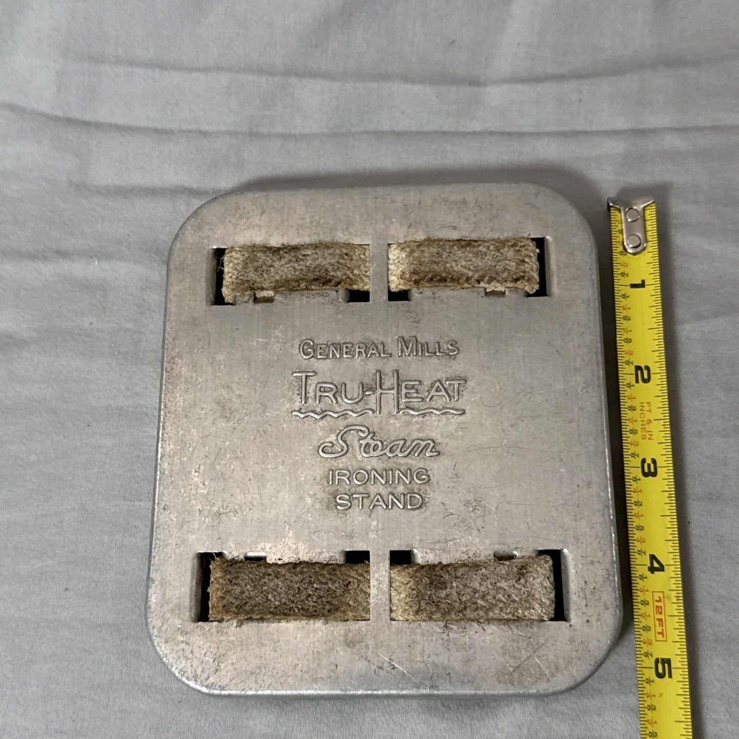 Vintage General Mills Tru Heat Steam Iron Stand Aluminum Iron Rest MCM