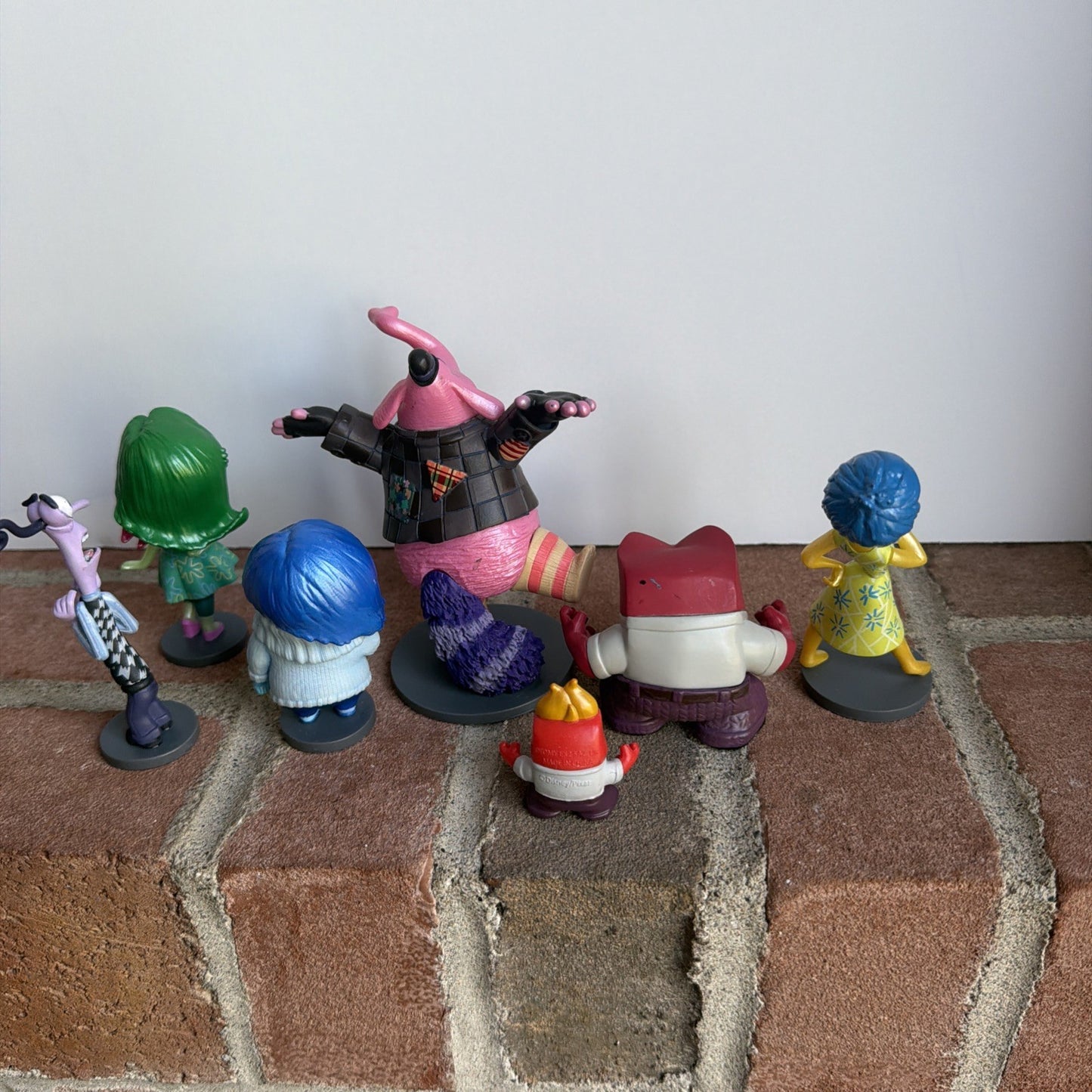 Disney Store Inside Out Figurine Playset Lot of 7 Joy Sadness Bing Bong