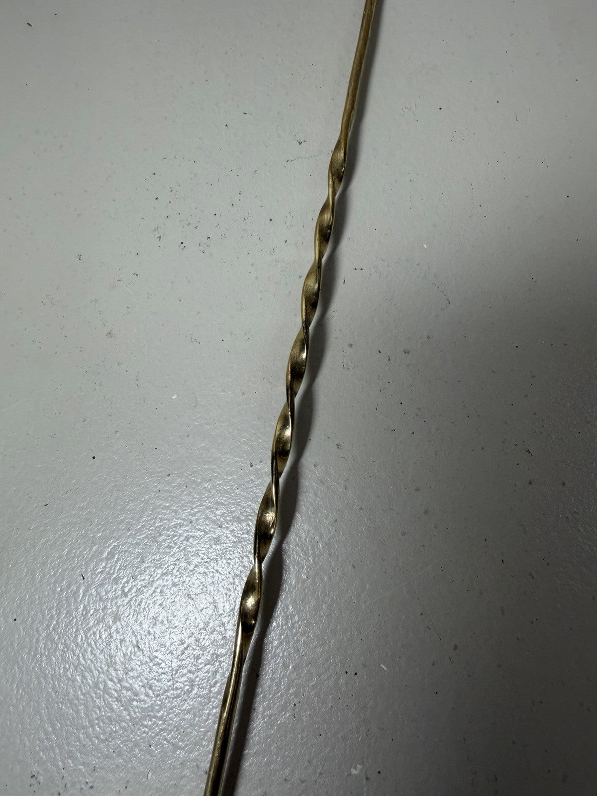 Vintage Solid Brass Wall Mount Match Holder Box Long Handle Candle Snuffer 12"