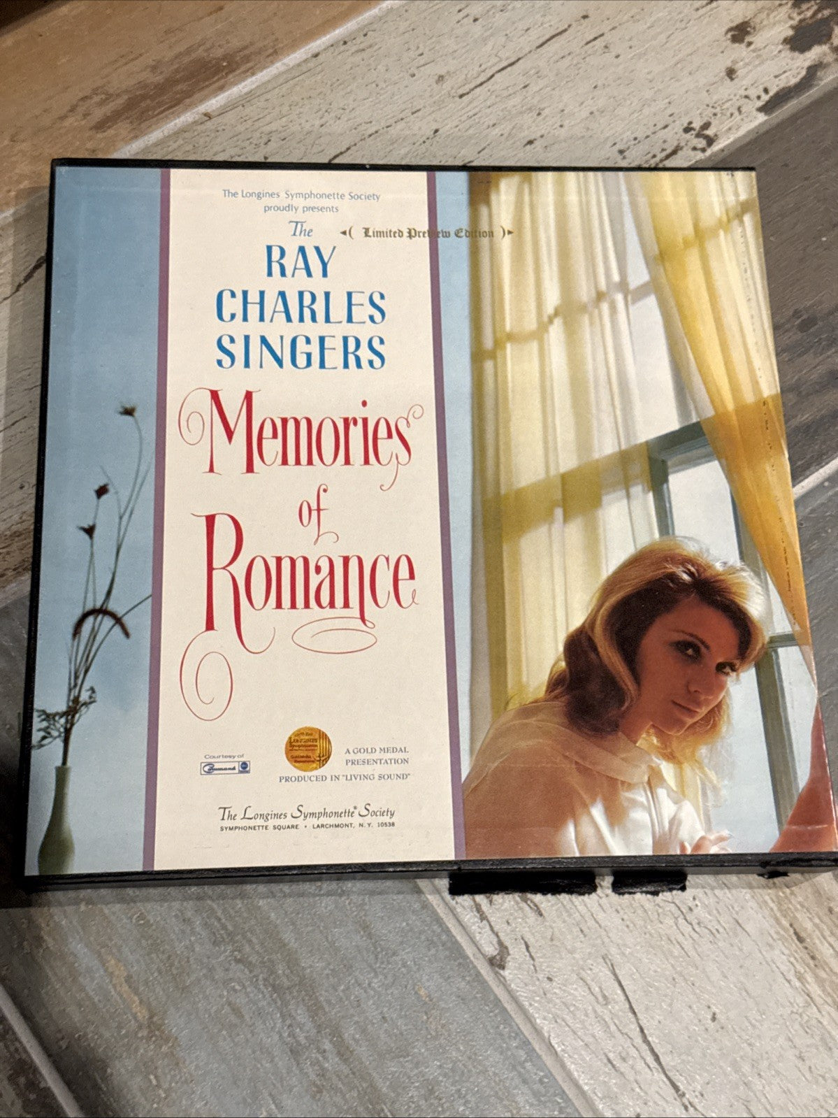 Ray Charles Singers Memories Of Romance Record Set 1967 5 LP Box Set