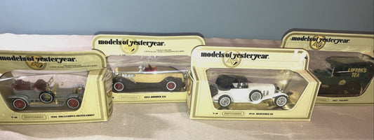 Yesteryear Diecast 1:36 Classic Car Lot Rolls Royce Auburn Mercedes Talbot