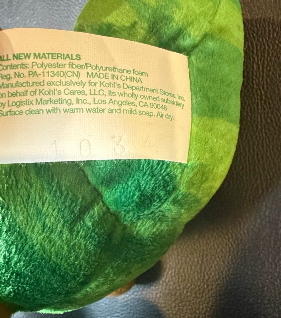 Very Hungry Caterpillar Eric Carle Kohls Cares Plush Stuffed Animal 16 Inch Toy