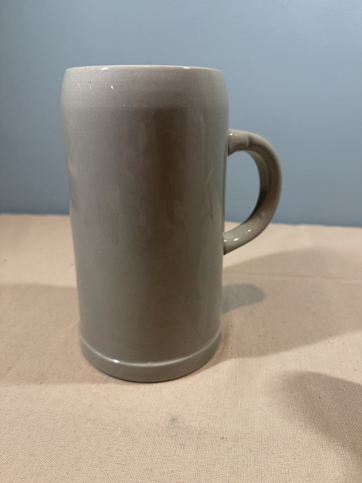 HB West Germany Stoneware Beer Steins 1 Liter Vintage w Paperwork Set 2