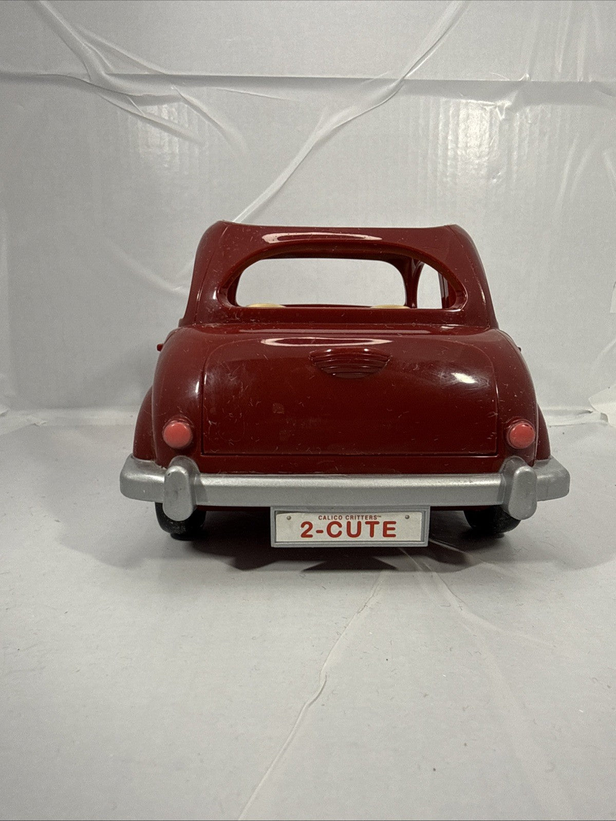 Calico Critters Burgundy Red Family Car Vehicle Toy Sylvanian Style