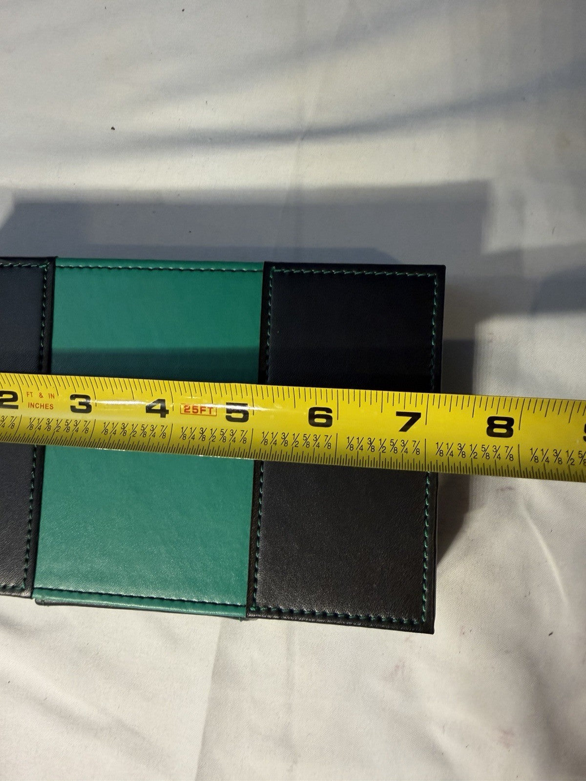 Vintage 2006 Marlboro Menthol Promo Domino Set 28pc Green Leather Case New NOS