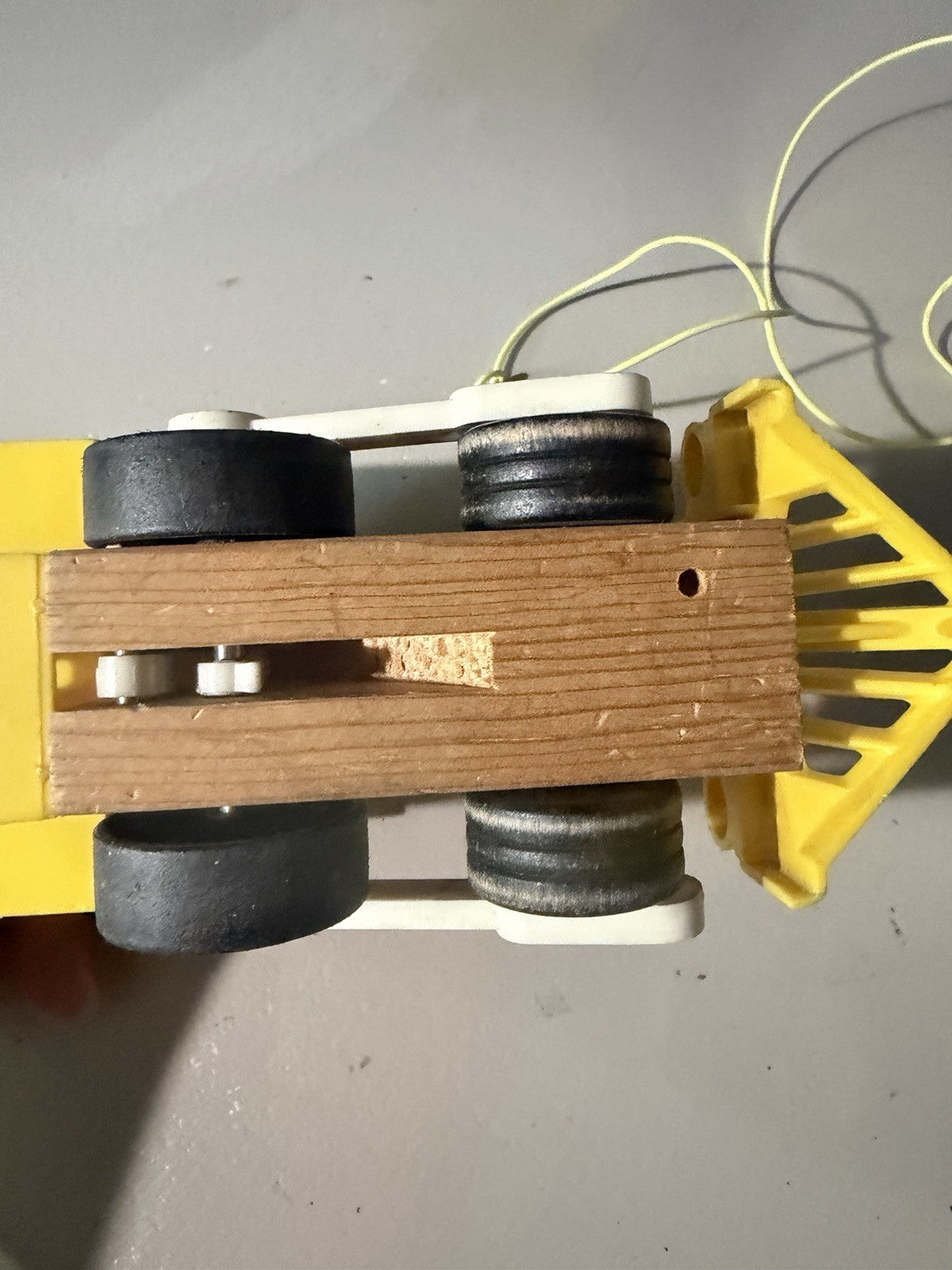 Vintage 1964 Fisher Price Toot Toot Train #643 Wood Plastic Pull Toy Original