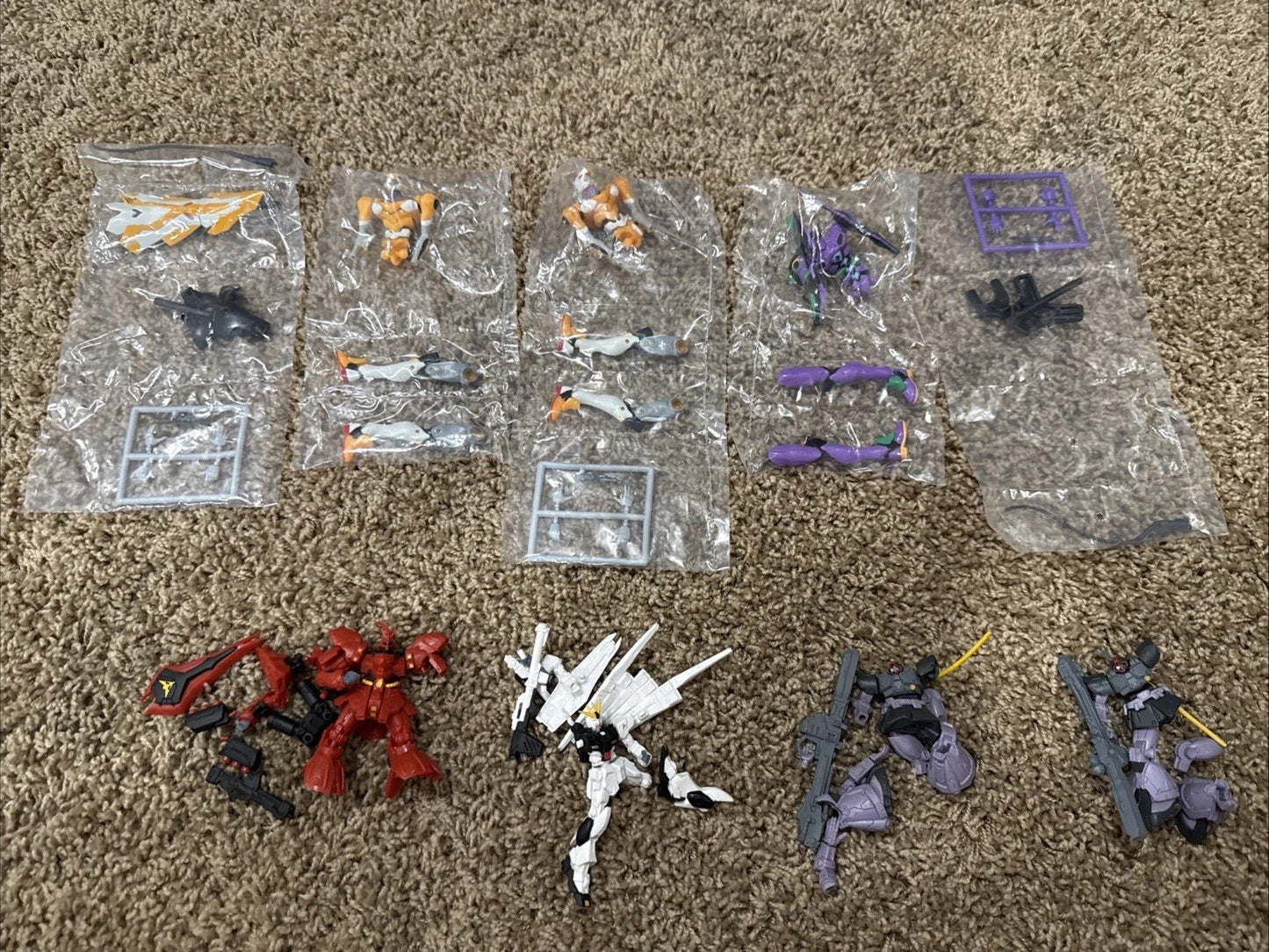 Evangelion DX EVA Unit 00 Figure Lot Of 6 Complete Anime New and Used