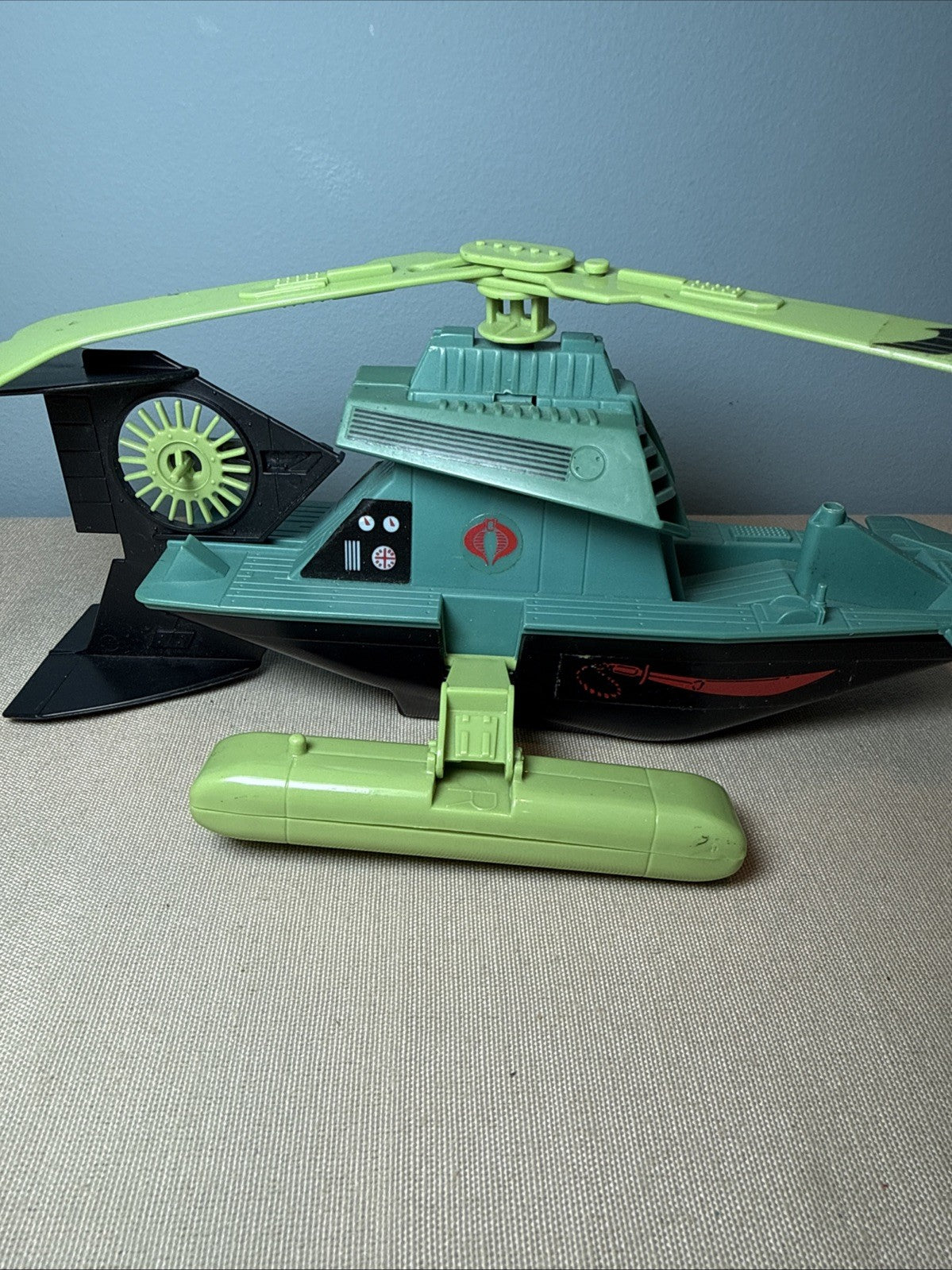 Vintage 1986 GI Joe Cobra Swampfire Vehicle Hasbro ARAH Original Incomplete